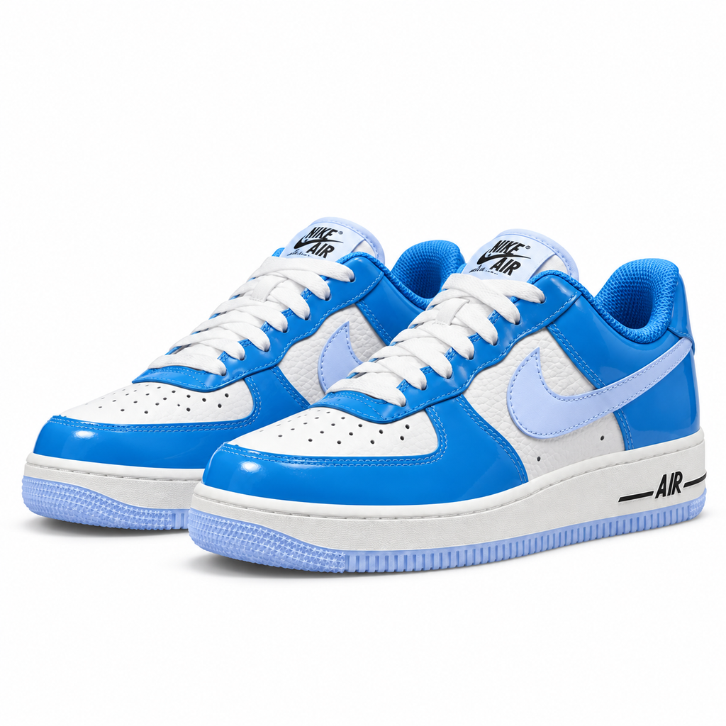 Nike Air Force 1 Low Blue Patent  – Cobalt Bliss