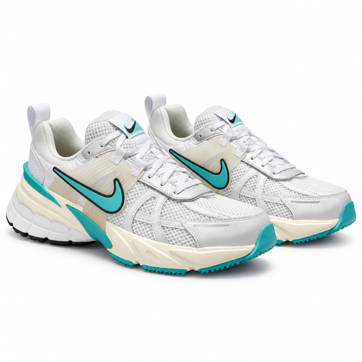 Nike V2K Run White / Dusty Cactus
