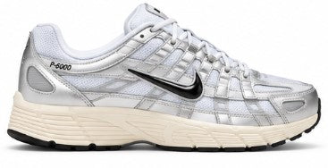 Nike P-6000 – White / Metallic Silver / Black