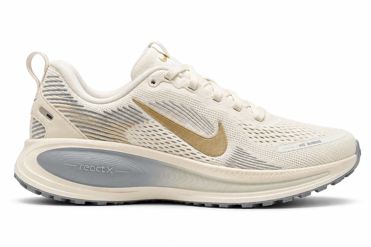 Nike Vomero 18 GS – Cream II / Metallic Gold Grain